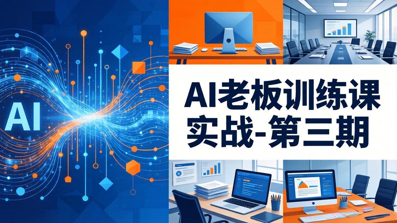 AI老板训练课实战-第三期：AI+内容应用落地教学，从0到1打通AI变现完整路径-搞薯条网