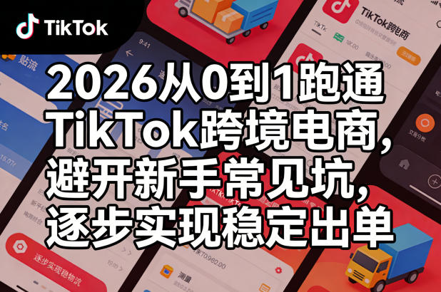 2026从0到1跑通TikTok跨境电商，避开新手常见坑，逐步实现稳定出单(更新0414)-搞薯条网