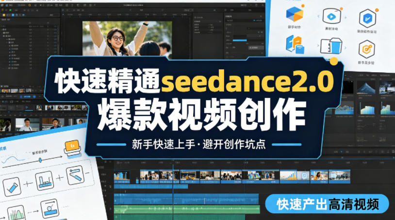 快速精通seedance2.0爆款视频创作,快速产出高清视频,避开大量创作坑点,新手也能快速上手-搞薯条网