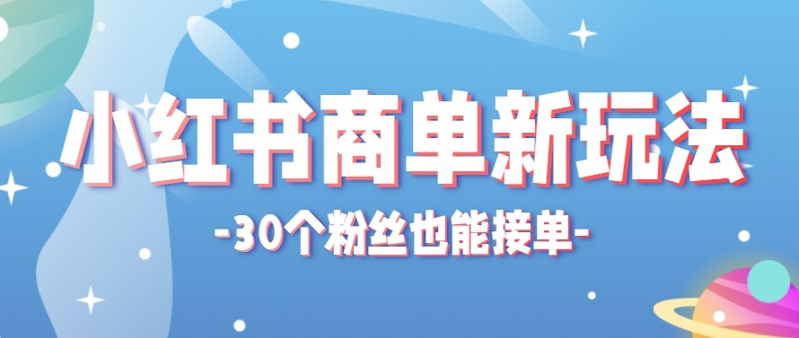 合新手小白操作的小红书商单新玩法，低粉丝也能接单，一个月接三单赚了150+！-搞薯条网