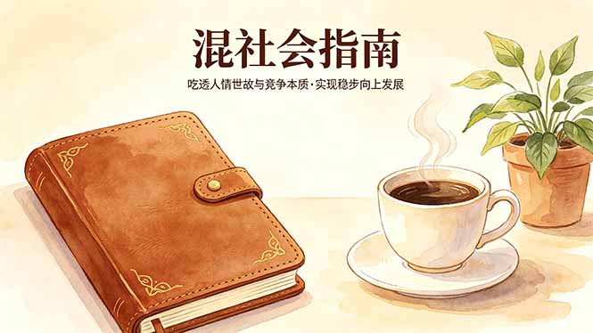 付费文章：混社会指南，吃透人情世故与竞争本质，实现稳步向上发展-搞薯条网