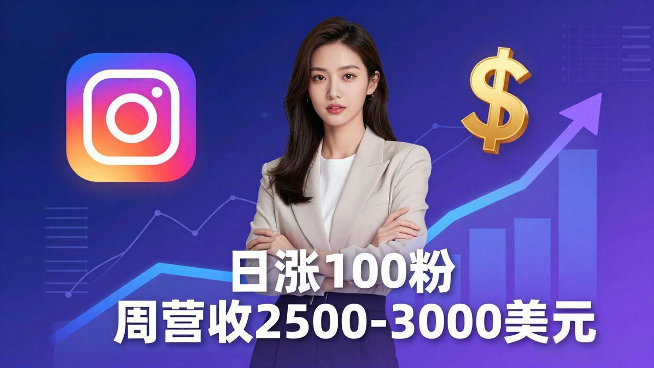 想做数字产品？Sheri亲授：日涨100粉、每周2500至3000美元的营收，Instagram躺着赚-搞薯条网