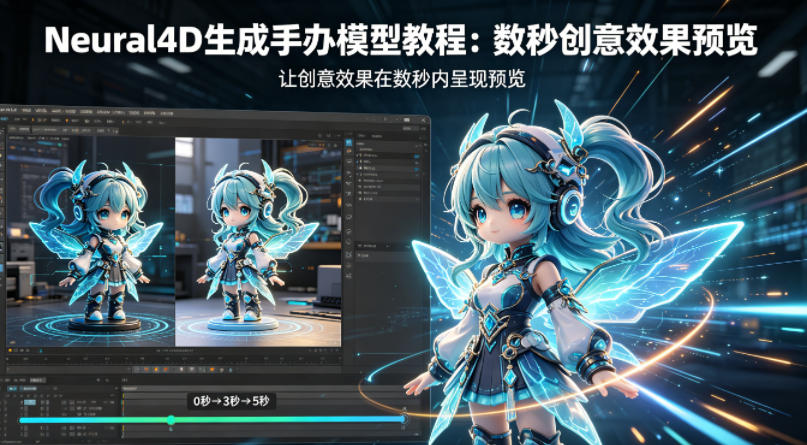 Neural4D生成手办模型教程，让创意效果在数秒内呈现预览-搞薯条网