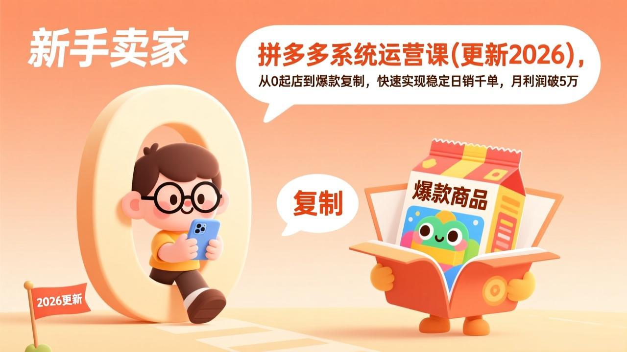 拼多多系统运营课(更新4月-搞薯条网