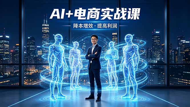 AI+电商实战课,1人+N个AI 智能体,把SOP变AI员工,实现降本增效提高利润-搞薯条网