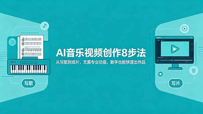 AI音乐视频创作8步法:从写歌到成片,无需专业功底,新手也能快速出作品-搞薯条网