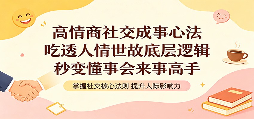 高情商社交成事心法：吃透人情世故底层逻辑，秒变懂事会来事高手-搞薯条网