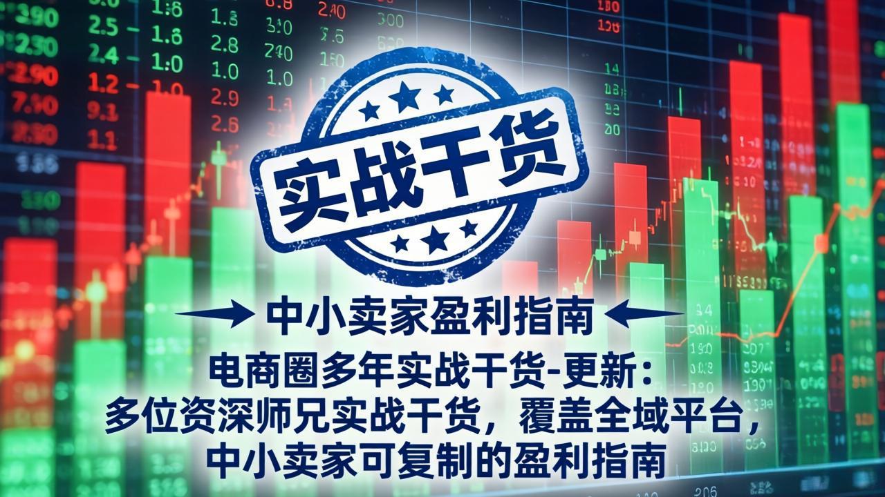 电商圈多年实战干货-更新5月10:多位资深师兄实战干货/覆盖全域平台,中小卖家可复制的盈利指南-搞薯条网