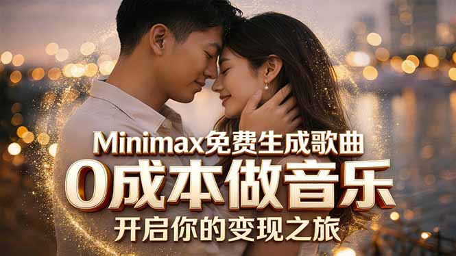 Minimax免费生成歌曲实测!0成本做音乐,说唱流行Lofi一键生成-搞薯条网