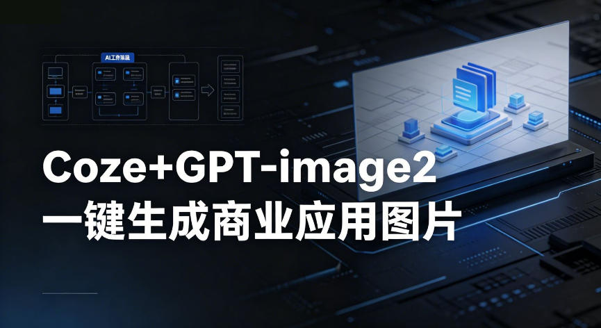 【Coze工作流搭建实操教程】coze+GPT-image2一键生成商业应用图片，全流程保姆级教学-搞薯条网