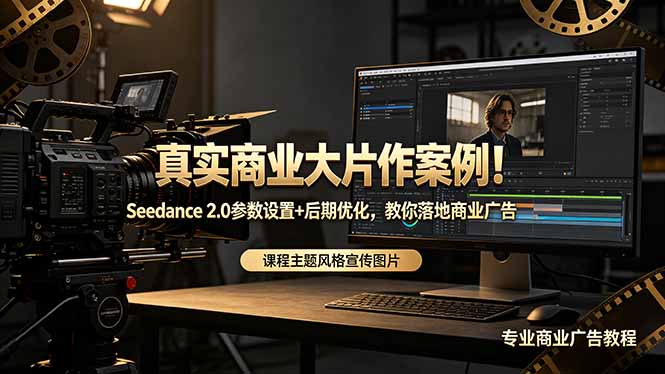 真实商业大片作案例！Seedance 2.0参数设置+后期优化，教你落地商业广告-搞薯条网