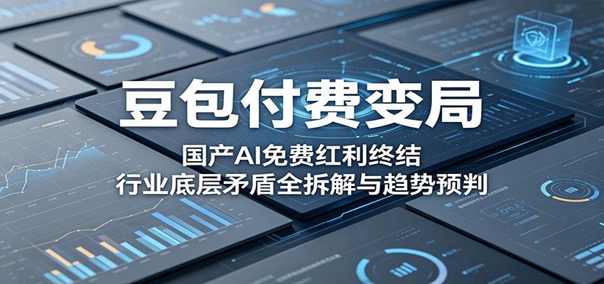 豆包付费变局:国产AI免费红利终结,行业底层矛盾全拆解与趋势预判-搞薯条网