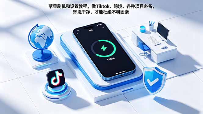 苹果刷机和设置教程，做Tiktok、跨境、各种项目必备，环境干净，才能杜绝不利因素-搞薯条网