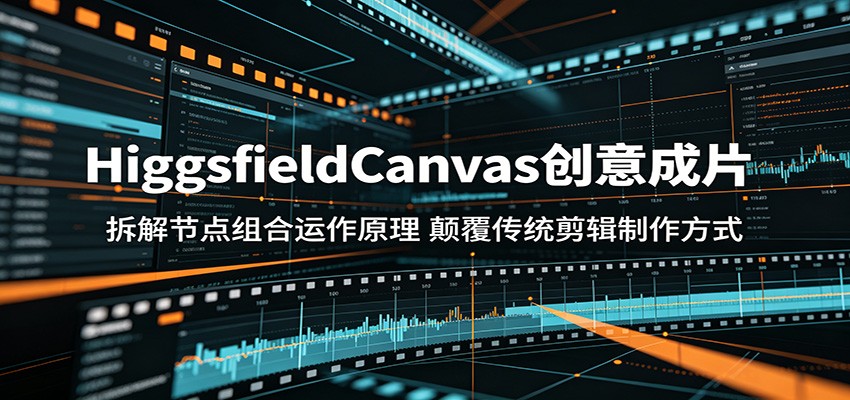 HiggsfieldCanvas创意成片:拆解节点组合运作原理,颠覆传统剪辑制作方式-搞薯条网