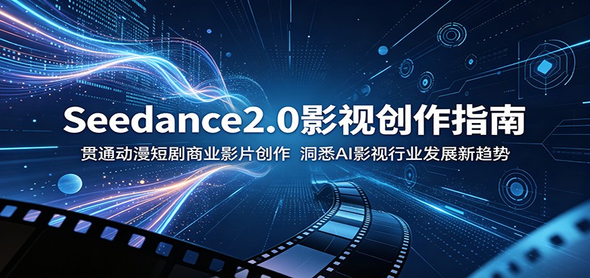 Seedance2.0影视创作指南:贯通动漫短剧商业影片创作,洞悉AI影视行业发展新趋势-搞薯条网