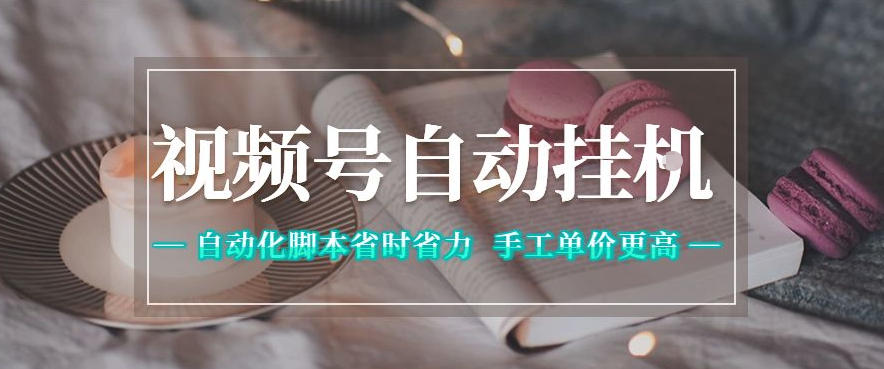 视频号自动挂G项目,自动化脚本省时省力,手工单价更高,日入300+全网最稳【揭秘】-搞薯条网