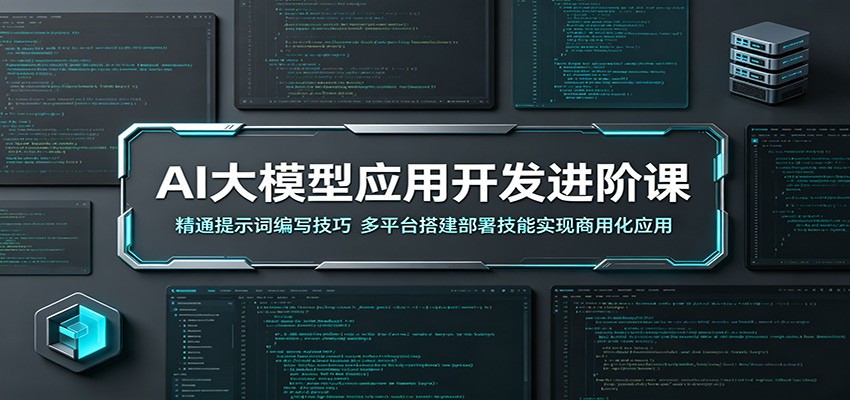 AI大模型应用开发进阶课：精通提示词编写技巧，多平台搭建部署技能实现商用化应用-搞薯条网