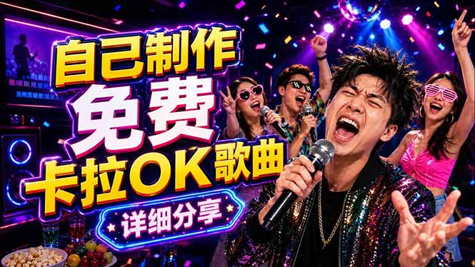 免费卡拉OK歌曲制作全攻略:音轨分离字幕制作,零基础快速做出专业K歌视频-搞薯条网