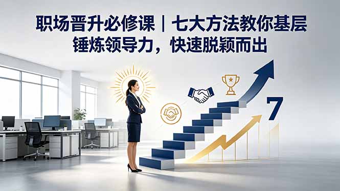 付费文章：职场晋升必修课｜七大方法教你基层锤炼领导力，快速脱颖而出-搞薯条网