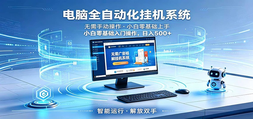智能广告挂机无需值守，小白上手轻松实现每日增收-搞薯条网