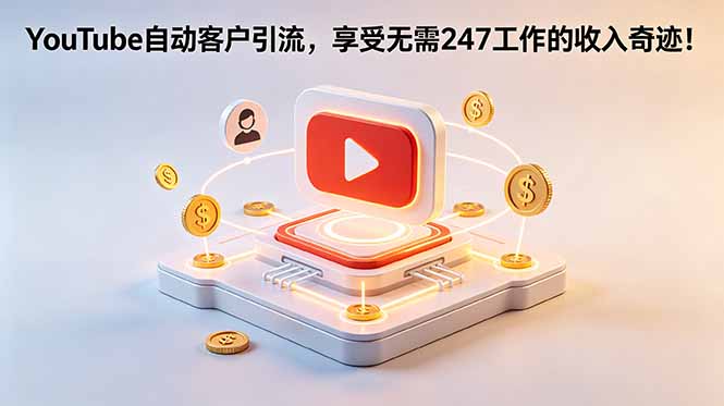 YouTube 自动客户引流,享受无需 247 工作的收入奇迹!【原创双语字幕】-搞薯条网