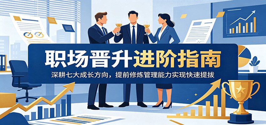 职场晋升进阶指南：深耕七大成长方向，提前修炼管理能力实现快速提拔-搞薯条网