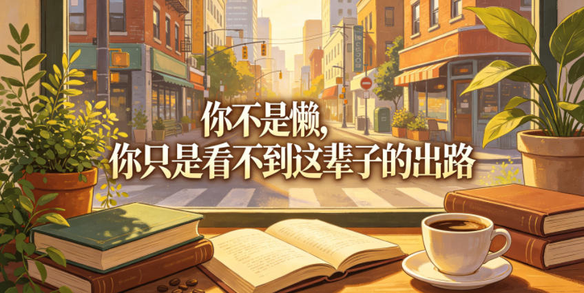 付费文章：你不是懒，你只是看不到这辈子的出路-搞薯条网