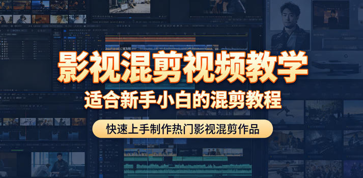 影视混剪视频教学，适合新手小白的混剪教程，快速上手制作热门影视混剪作品-搞薯条网