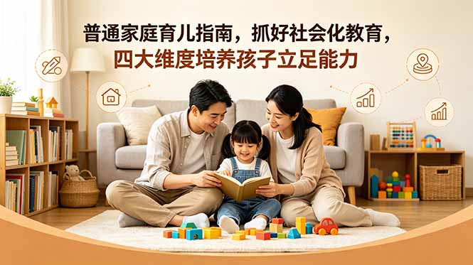 付费文章：普通家庭育儿指南，抓好社会化教育，四大维度培养孩子立足能力-搞薯条网