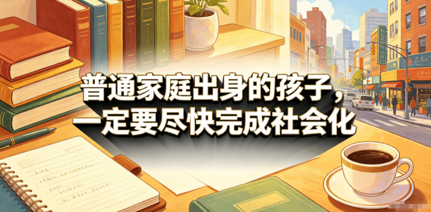 付费文章：普通家庭出身的孩子，一定要尽快完成社会化-搞薯条网