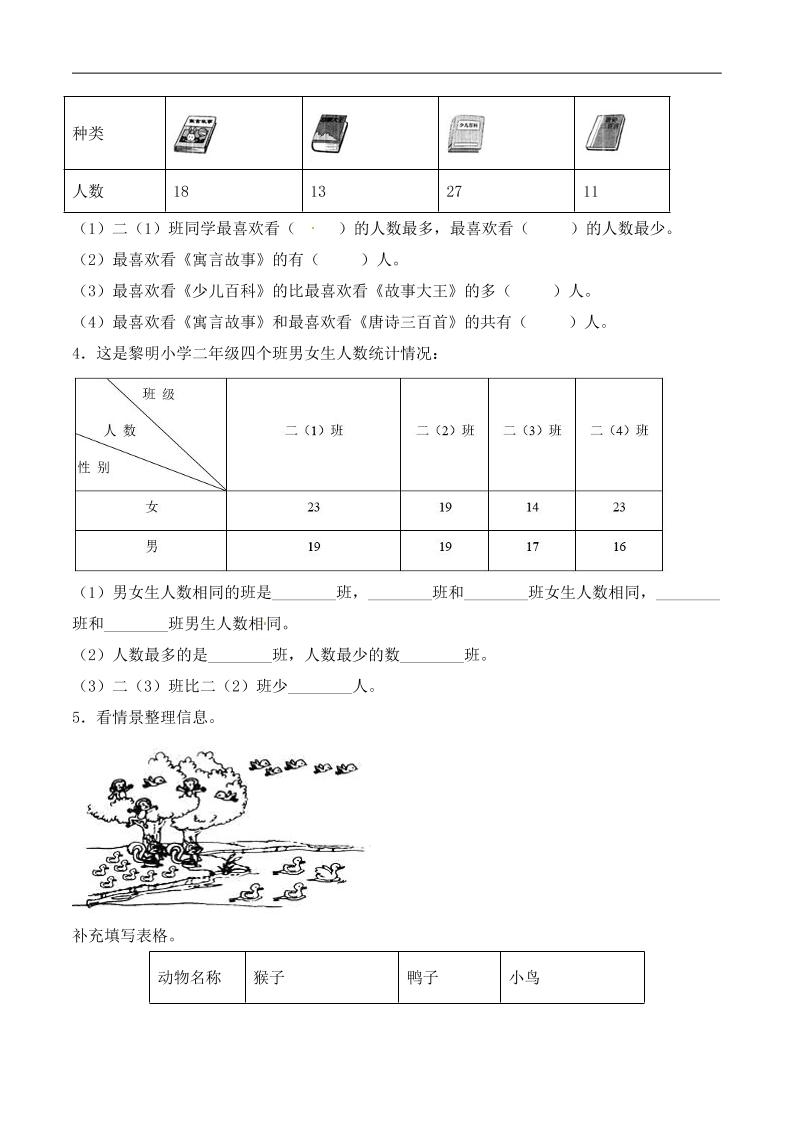 二年级下册数学试题-第一单元（含答案）人教 - 搞薯条网-搞薯条网