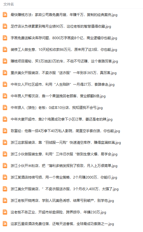 图片[1]-(9607期)真实有效391套商业模式，年入几十到几百万案例解析(电子书+视频+图文)-搞薯条网