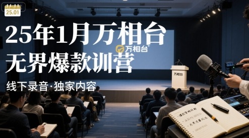 25年1月万相台无界爆款特训营线下录音 - 搞薯条网-搞薯条网