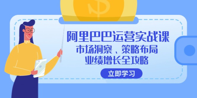 阿里巴巴运营实战课：市场洞察、策略布局、业绩增长全攻略 - 搞薯条网-搞薯条网