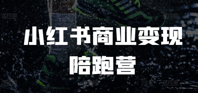 小红书商业变现陪跑营，小红书电商教程 - 搞薯条网-搞薯条网