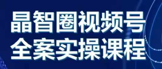 晶姐说直播·视频号全案实操课，从0-1全流程 - 搞薯条网-搞薯条网