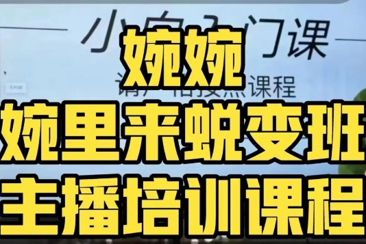婉婉·婉里来蜕变班（主播课）全方位理解底层逻辑并灵活运用 - 搞薯条网-搞薯条网