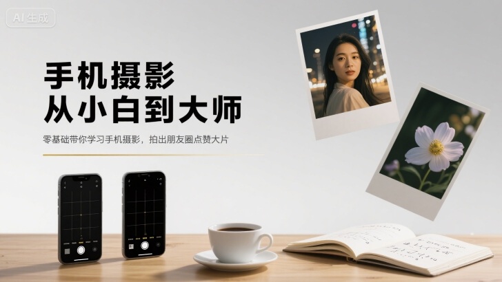 手机摄影从小白到大师，零基础带你学习手机摄影，拍出朋友圈点赞大片 - 搞薯条网-搞薯条网