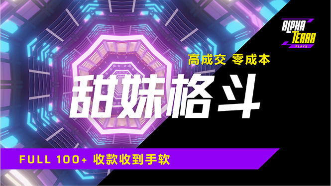 高成交零成本，售卖甜美格斗课程，谁发谁火，加爆微信，日入1000+收款… - 搞薯条网-搞薯条网