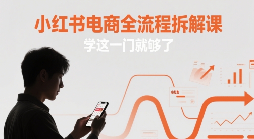 小红书电商全流程拆解课，学这一门就够了 - 搞薯条网-搞薯条网