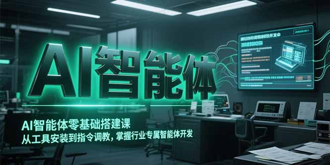 AI智能体零基础搭建课，从工具安装到指令调教，掌握行业专属智能体开发… - 搞薯条网-搞薯条网