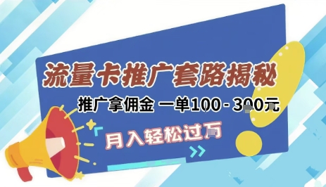 2025年外面卖1500的流量卡项目最新玩法，绿色无门槛对新手非常友好，日入3张+ - 搞薯条网-搞薯条网