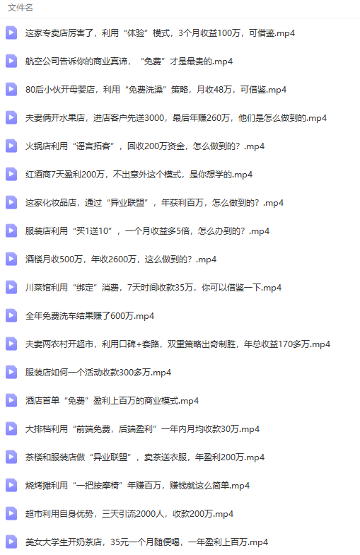 图片[5]-(9607期)真实有效391套商业模式，年入几十到几百万案例解析(电子书+视频+图文)-搞薯条网