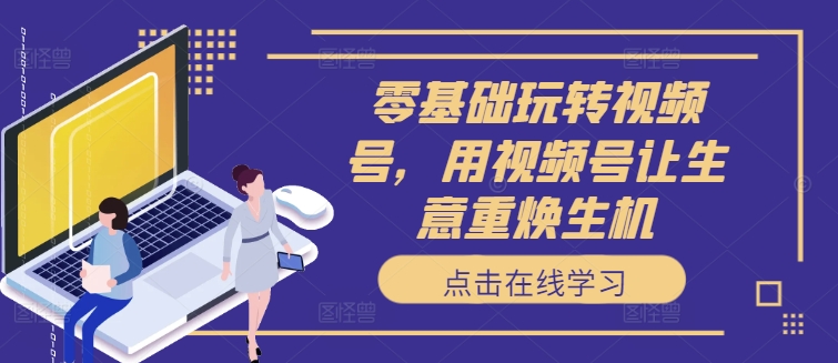零基础玩转视频号，用视频号让生意重焕生机 - 搞薯条网-搞薯条网