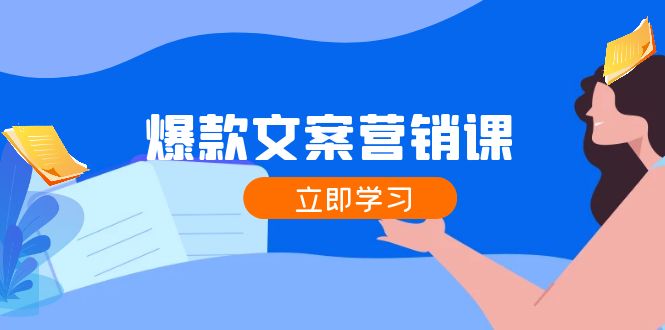 爆款文案营销课：公域转私域，涨粉成交一网打尽，各行业人士必备 - 搞薯条网-搞薯条网