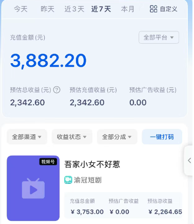 短剧搬砖新玩法，软件批量二创剪辑，7天赚了3800，赶紧做起来【附软件】 - 搞薯条网-搞薯条网