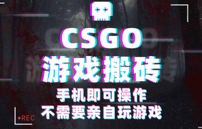 CSGO游戏挂机捡漏,单日扫货500+,年底小高峰上车可吃肉,手机即可操作...-搞薯条网