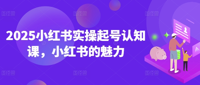 2025小红书实操起号认知课，小红书的魅力 - 搞薯条网-搞薯条网
