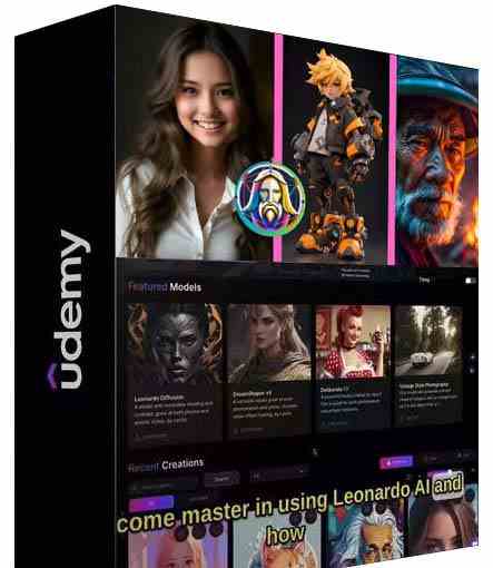 图片[2]-比Midjourney更好的Leonardo AI绘画图像大师班教程-16讲-中英字幕 - 搞薯条网-搞薯条网