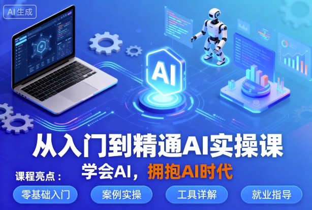 从入门到精通AI实操课,学会AI,拥抱AI时代-搞薯条网